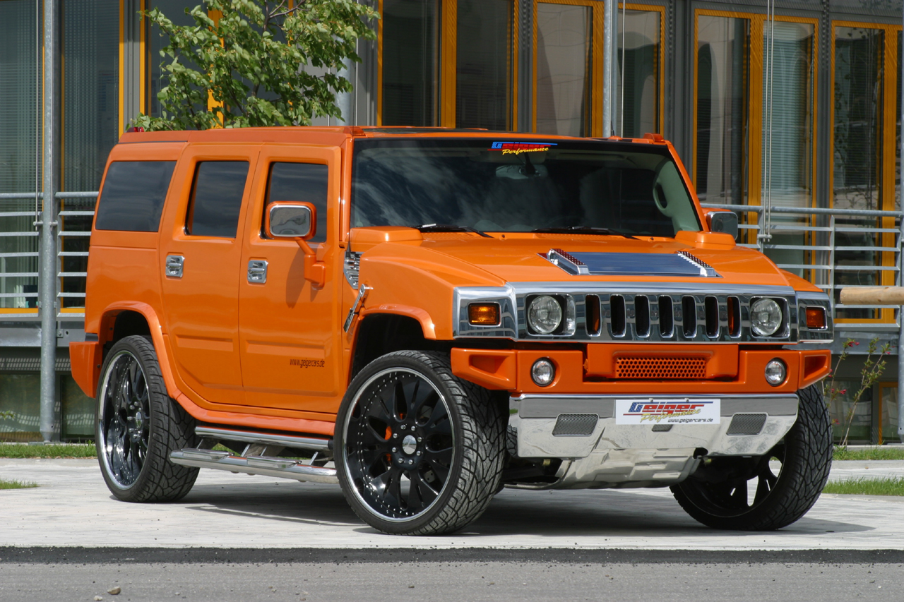 Hummer tuning-oranžová